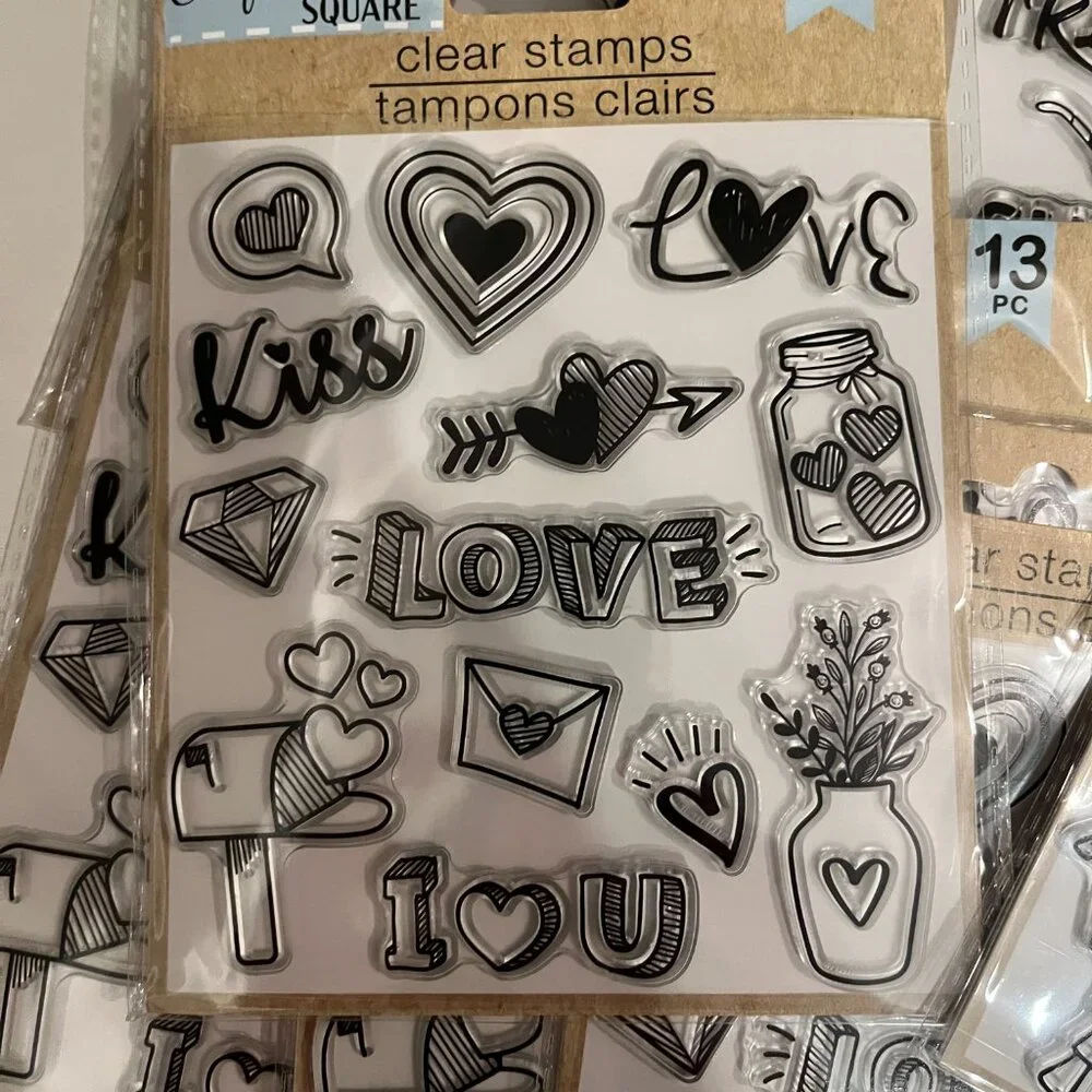 Clear Stamps - Love & Summer Travel‎ Themes (10 packs/5 of each) (NEW)